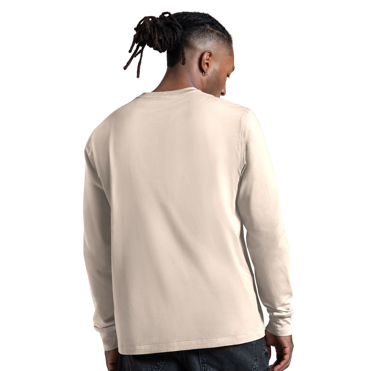 Pittsburgh Steelers Men's GIII Game Clock Taupe Long Sleeve T-Shirt 2 Pittsburgh Steelers Men's GIII Game Clock Taupe Long Sleeve T-Shirt