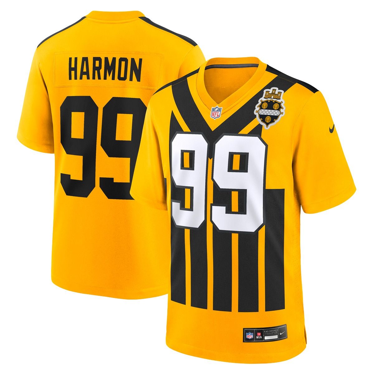 Derrick Harmon #99 Men's Nike Replica '33 Throwback Jersey