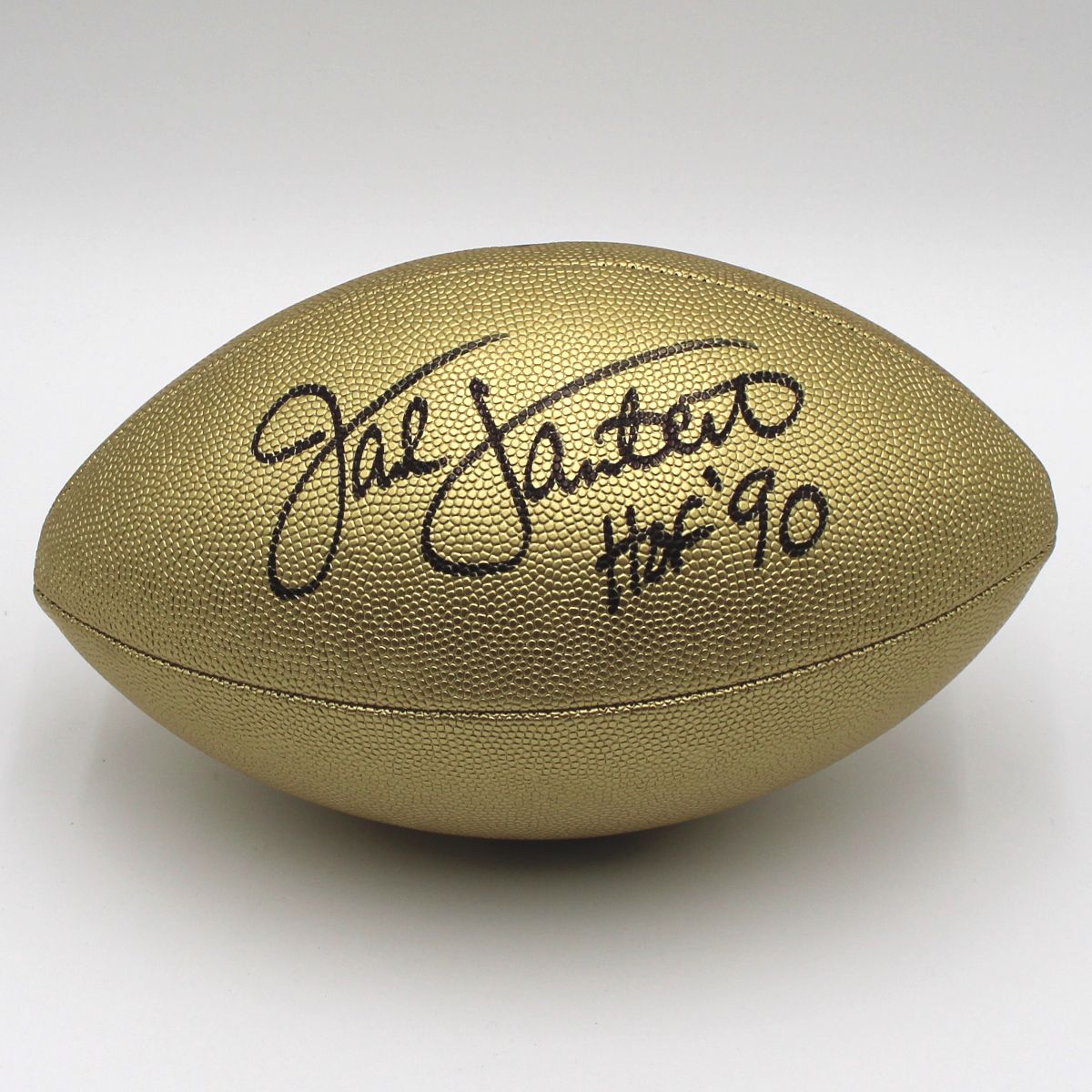 Pittsburgh Steelers #58 Jack Lambert Autographed Replica Gold Football 4 Pittsburgh Steelers #58 Jack Lambert Autographed Replica Gold Football
