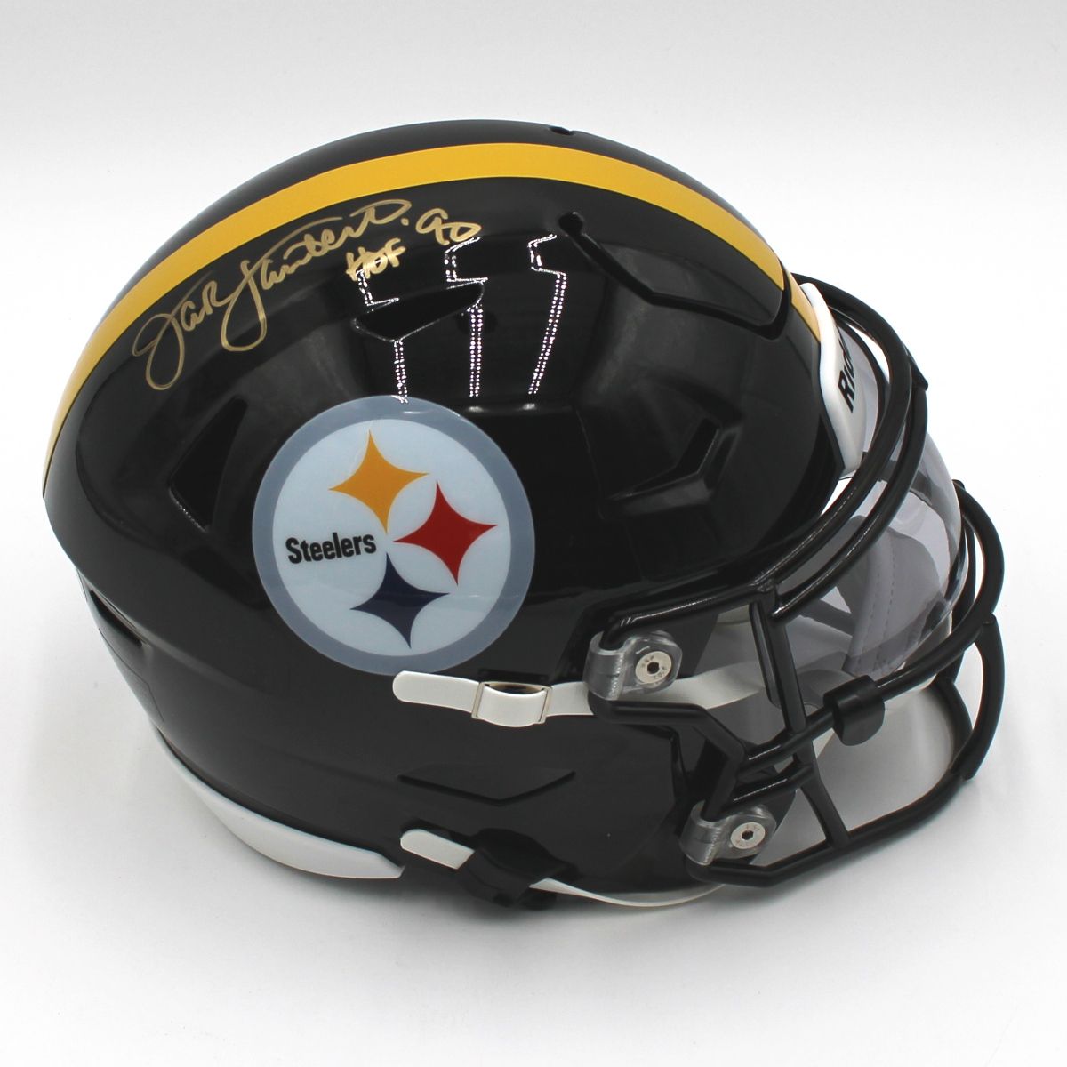 Pittsburgh Steelers #58 Jack Lambert Autographed Riddell Speedflex Midi Helmet 5 Pittsburgh Steelers #58 Jack Lambert Autographed Riddell Speedflex Midi Helmet