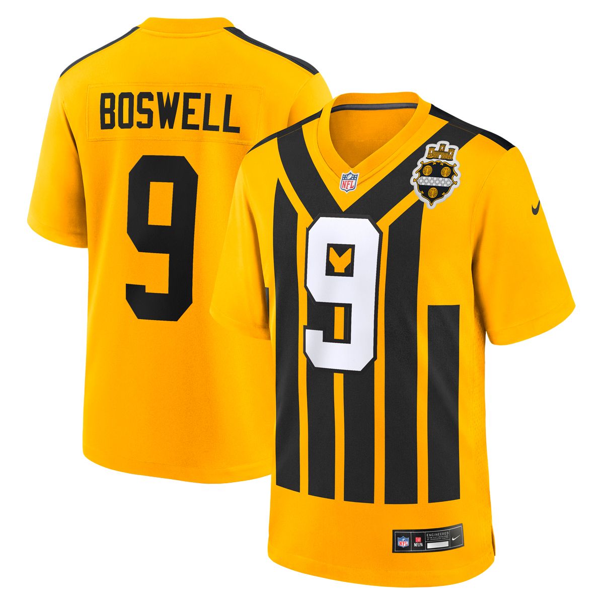Chris Boswell #9 Men's Nike Replica '33 Throwback Jersey