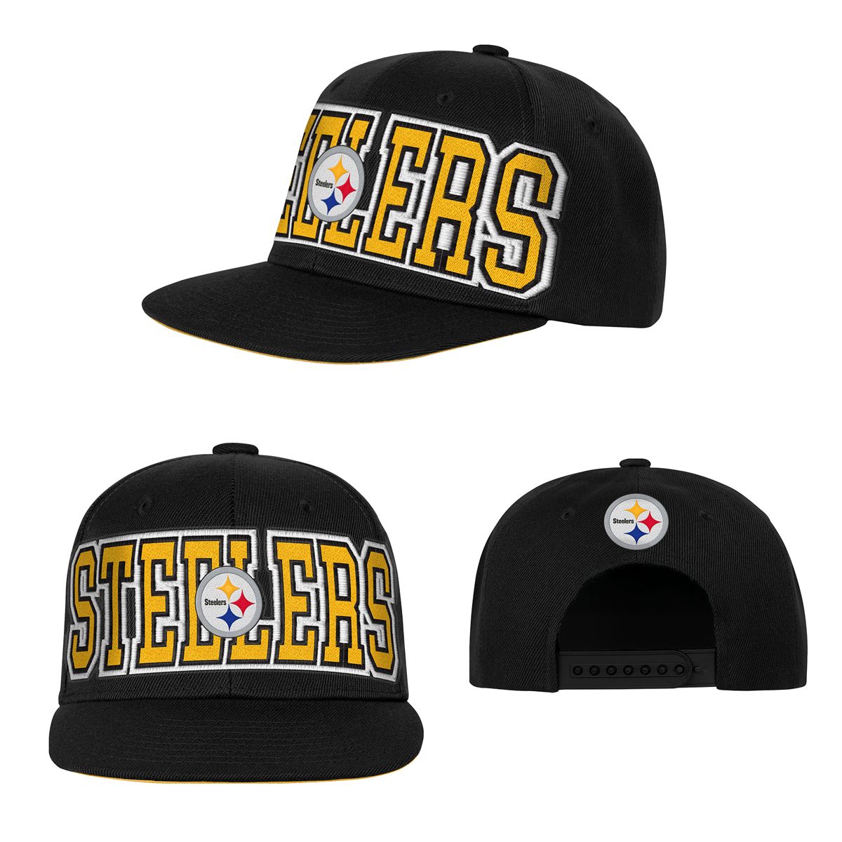 Pittsburgh Steelers Youth Bold Highlight Hat 4 Pittsburgh Steelers Youth Bold Highlight Hat