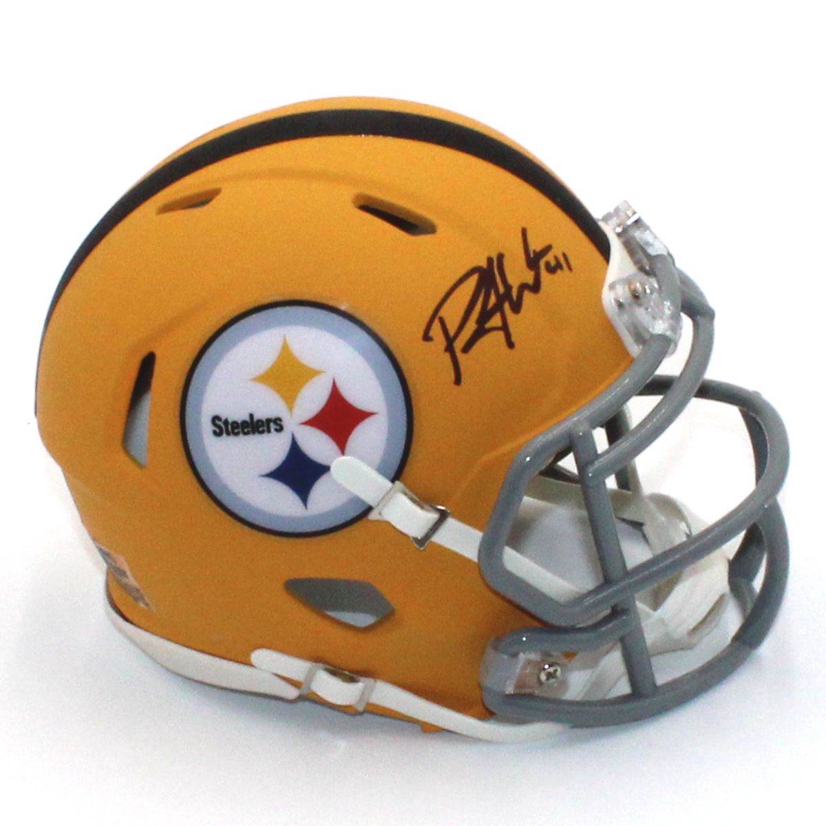 Pittsburgh Steelers #41 Payton Wilson Autographed Riddell Speed 1933 Legacy Mini Helmet 3 Pittsburgh Steelers #41 Payton Wilson Autographed Riddell Speed 1933 Legacy Mini Helmet