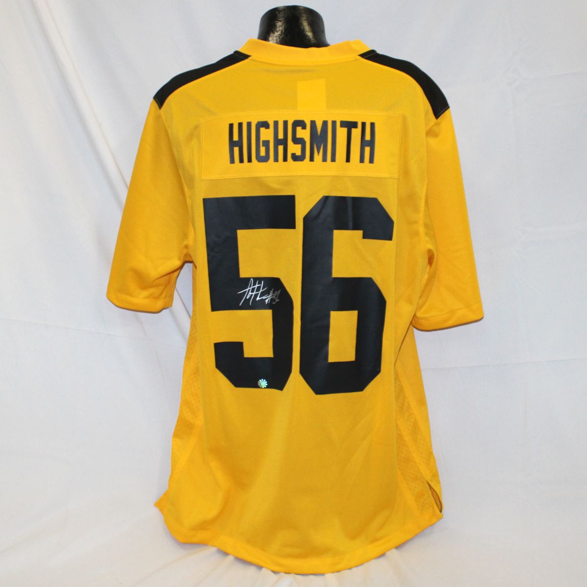 Pittsburgh Steelers #56 Alex Highsmith Autographed Nike Replica 1933 Legacy Jersey 2 Pittsburgh Steelers #56 Alex Highsmith Autographed Nike Replica 1933 Legacy Jersey