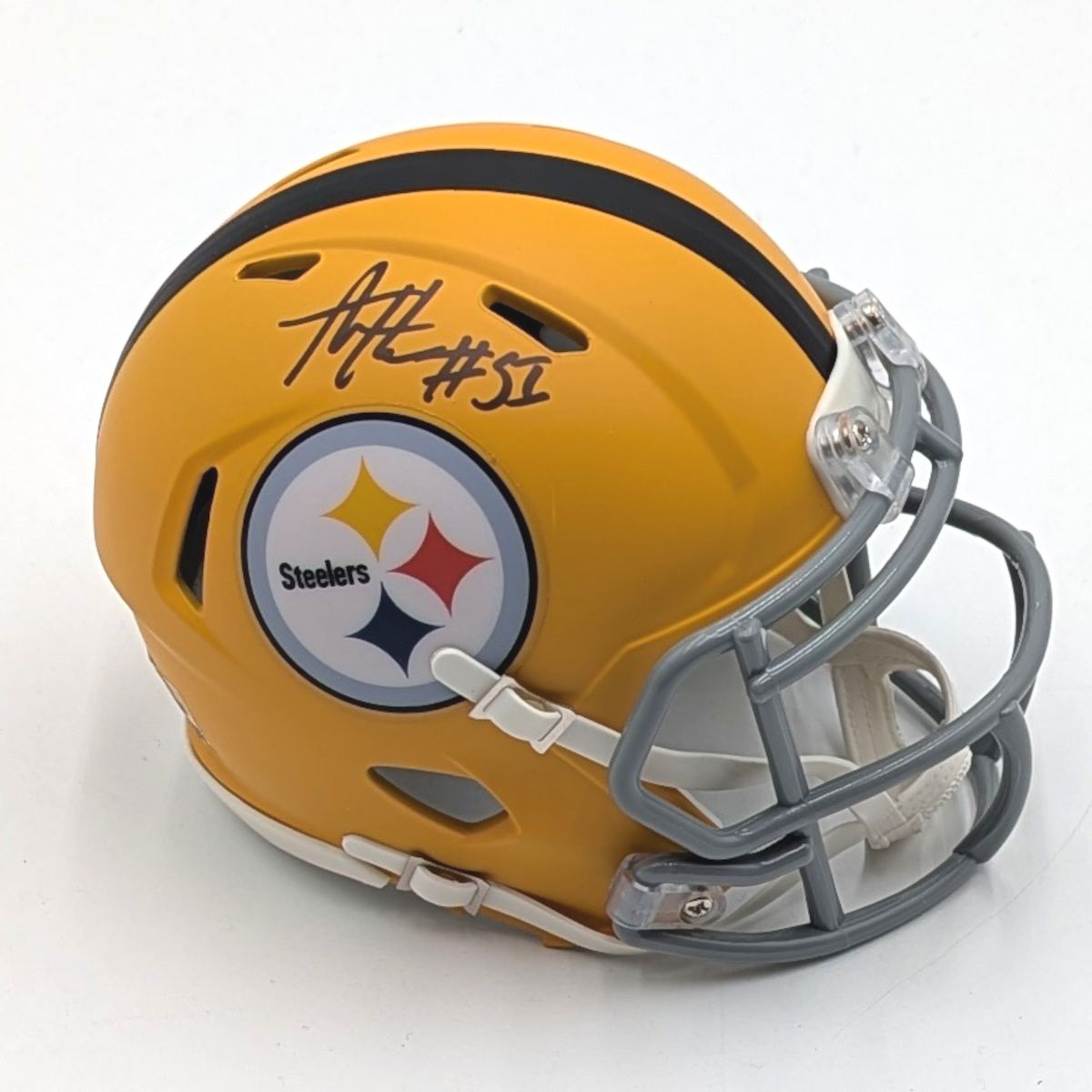 Pittsburgh Steelers #56 Alex Highsmith Autographed Riddell Speed 1933 Legacy Collection Mini Helmet