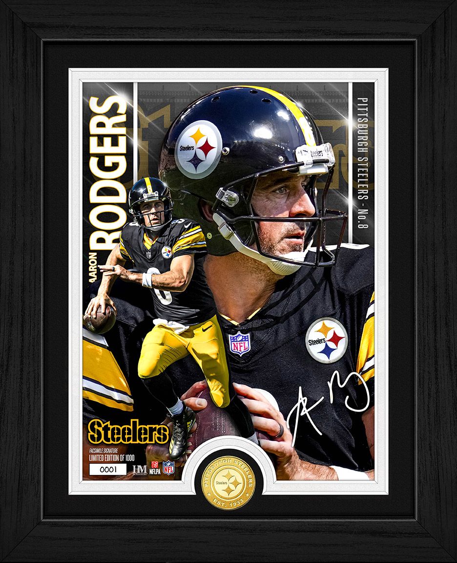 Pittsburgh Steelers Aaron Rodgers Artist Proof Coin Photo Mint 1 Pittsburgh Steelers Aaron Rodgers Artist Proof Coin Photo Mint