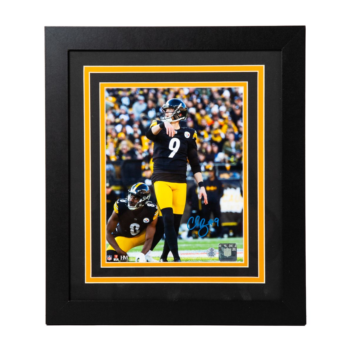 Pittsburgh Steelers #9 Chris Boswell Signed & Framed 8x10 Watch It