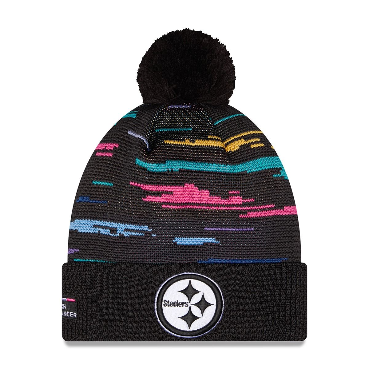 Pittsburgh Steelers Men's New Era Sideline Crucial Catch Knit Hat 15 Pittsburgh Steelers Men's New Era Sideline Crucial Catch Knit Hat