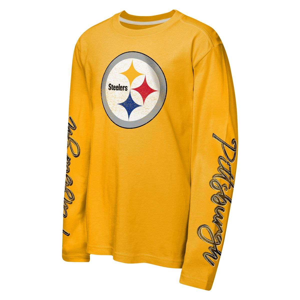 Pittsburgh Steelers Youth Motion 3 in 1 Combo Long Sleeve T-Shirt 3 Pittsburgh Steelers Youth Motion 3 in 1 Combo Long Sleeve T-Shirt