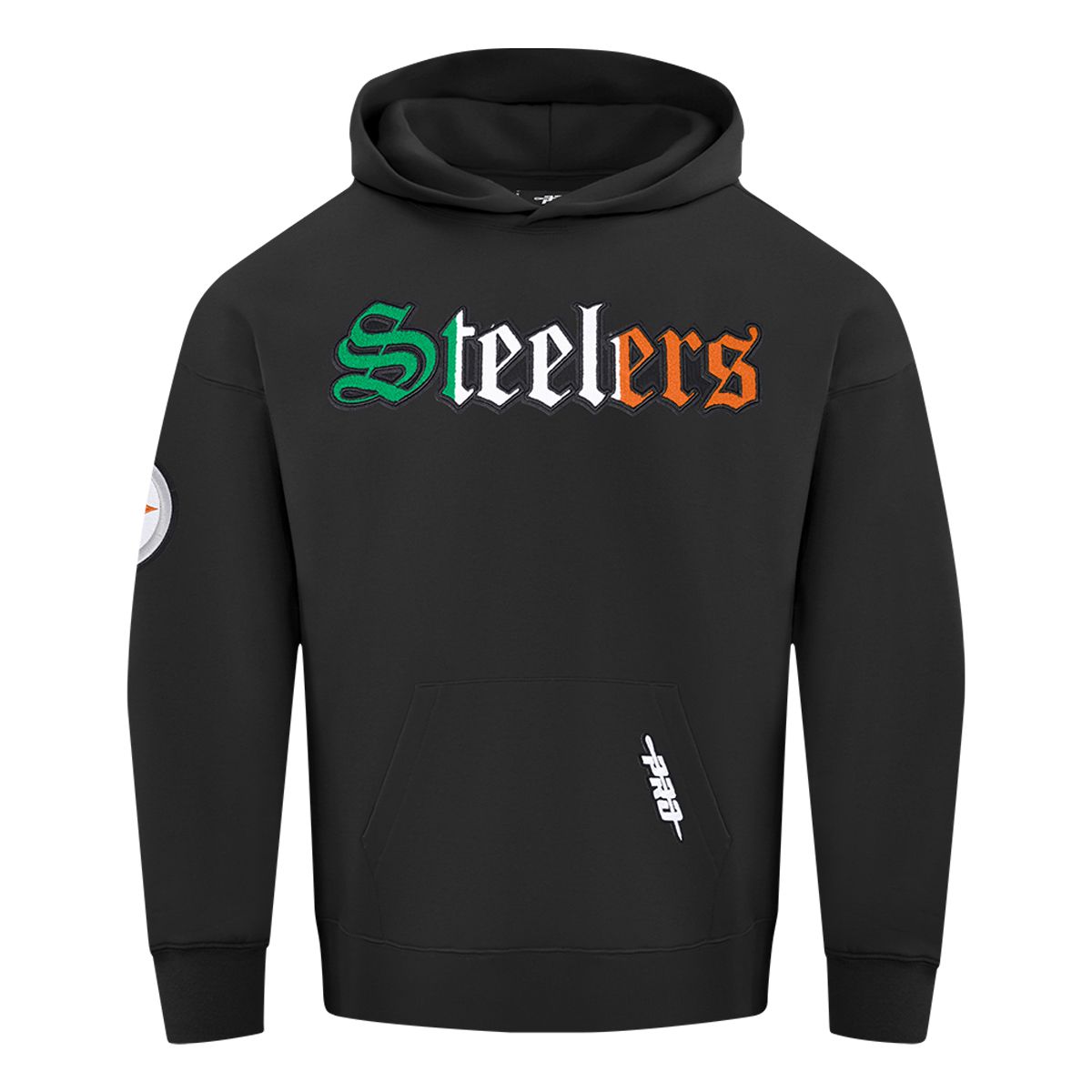Pittsburgh Steelers Men's Pro Standard Ireland Drop Shoulder Pullover Hoodie