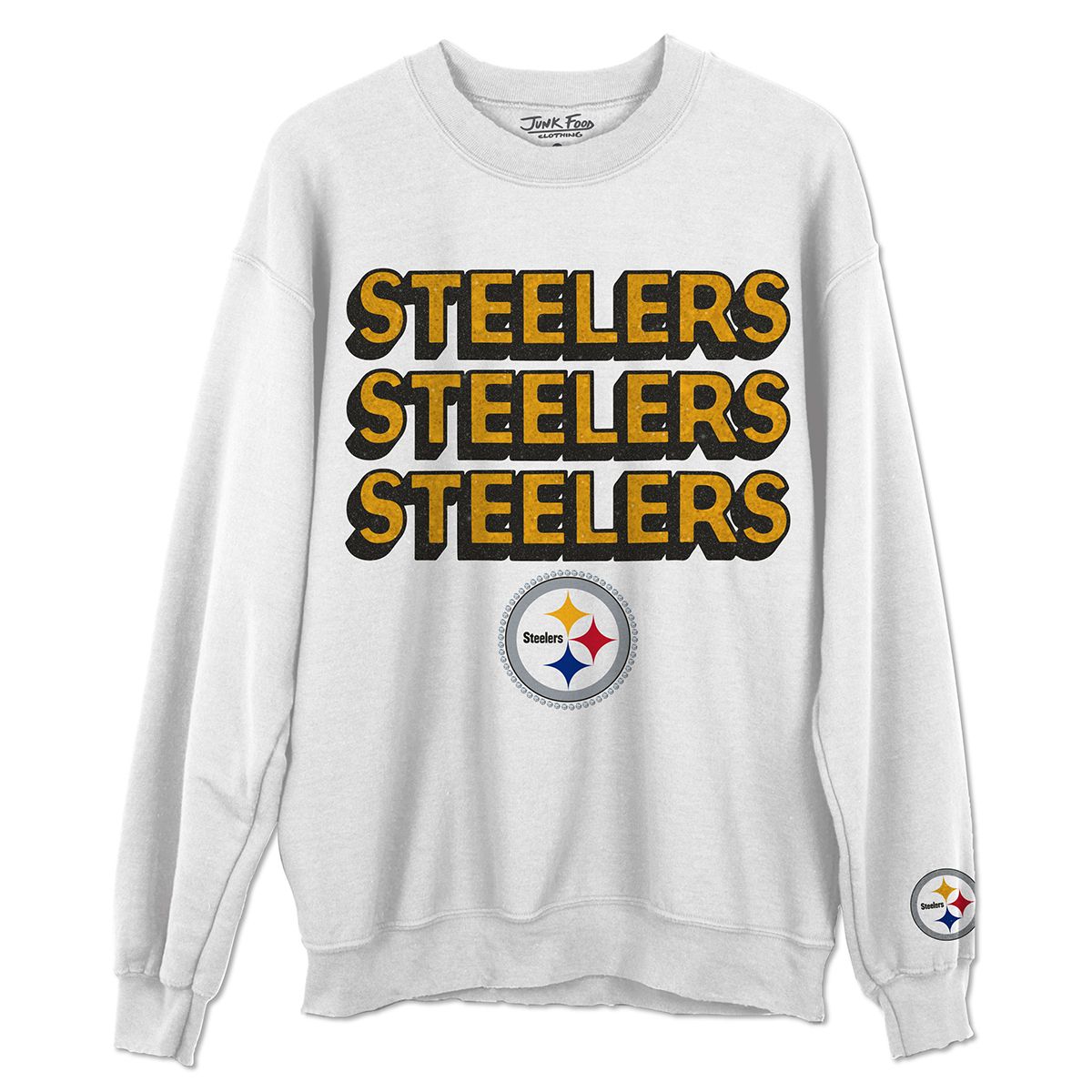 Pittsburgh Steelers Women's Repeat Bling Crew Sweatshirt