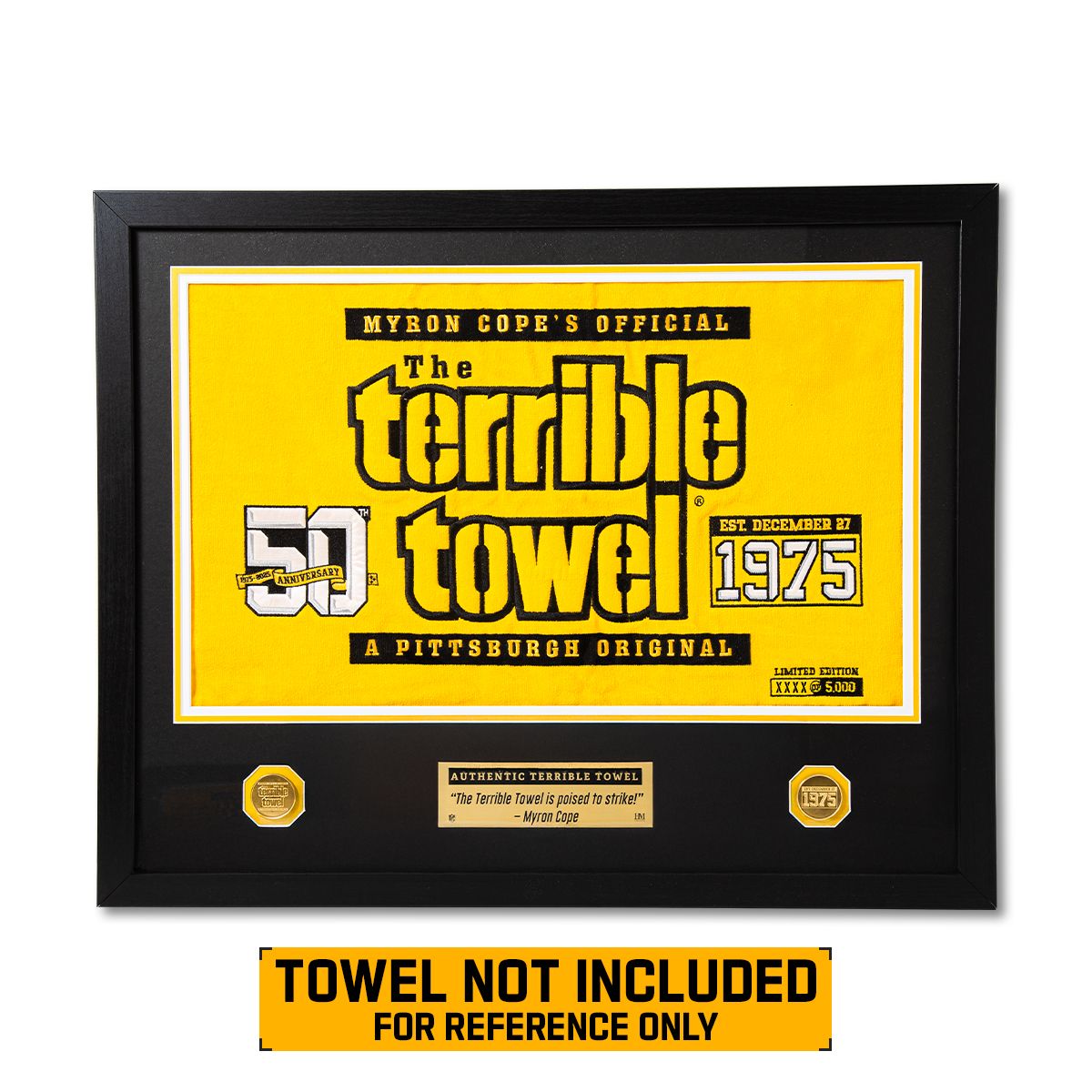Pittsburgh Steelers Terrible Towel Bronze Coin Frame 2 Pittsburgh Steelers Terrible Towel Bronze Coin Frame
