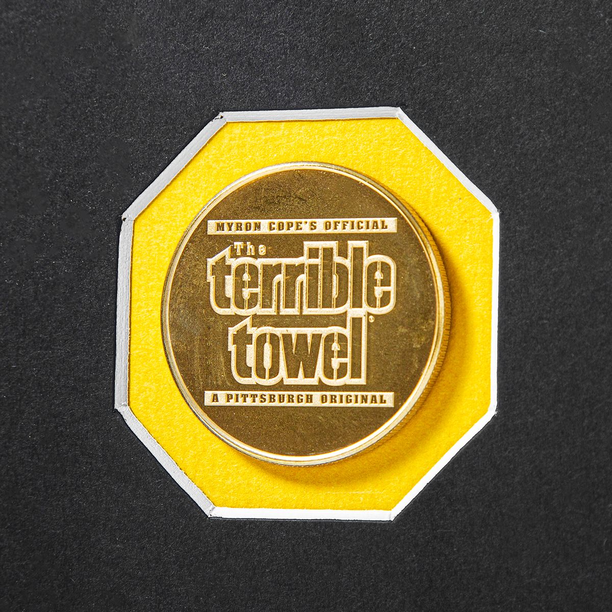 Pittsburgh Steelers Terrible Towel Bronze Coin Frame 4 Pittsburgh Steelers Terrible Towel Bronze Coin Frame