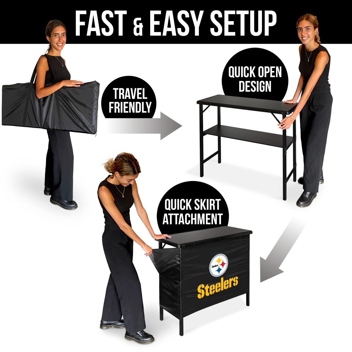 Pittsburgh Steelers Portable Bar