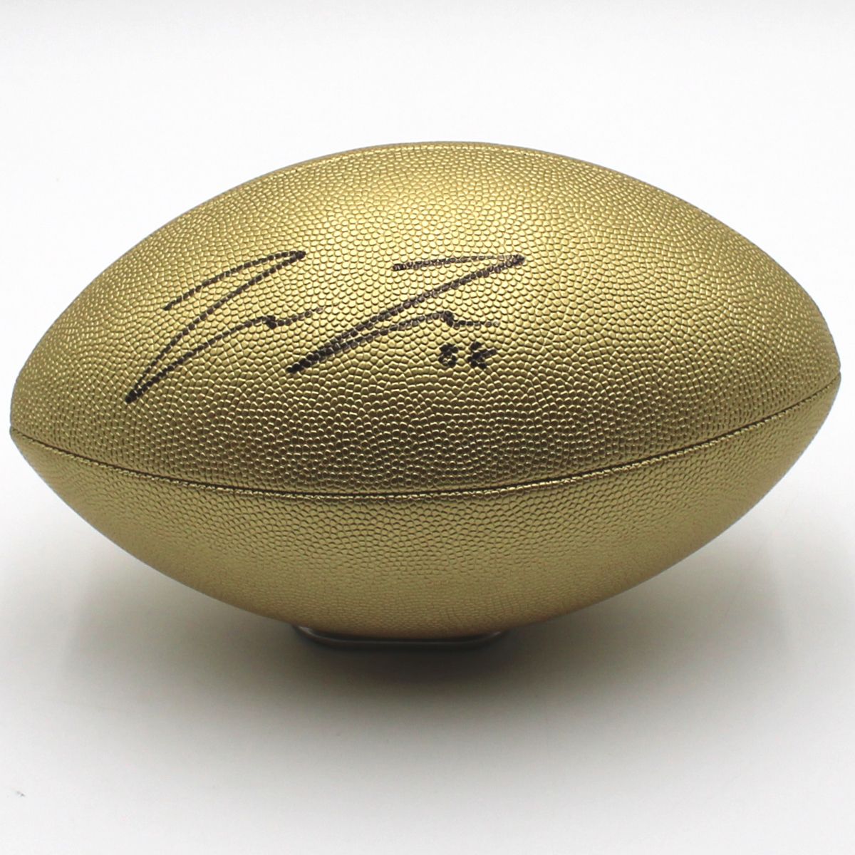 Pittsburgh Steelers #88 Pat Freiermuth Autographed Gold Replica Duke Football 3 Pittsburgh Steelers #88 Pat Freiermuth Autographed Gold Replica Duke Football
