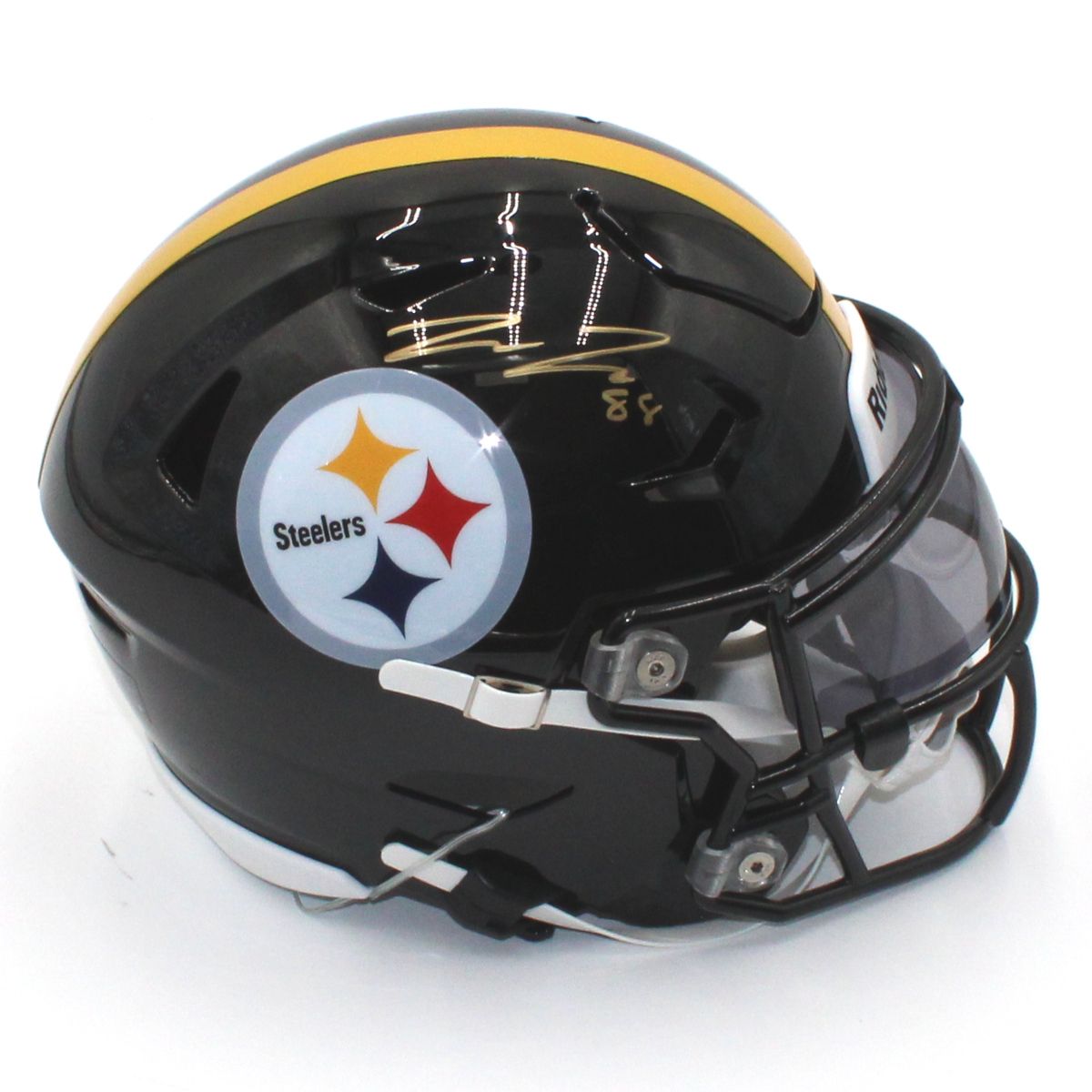 Pittsburgh Steelers #88 Pat Freiermuth Autographed Riddell Speedflex Midi Helmet 2 Pittsburgh Steelers #88 Pat Freiermuth Autographed Riddell Speedflex Midi Helmet