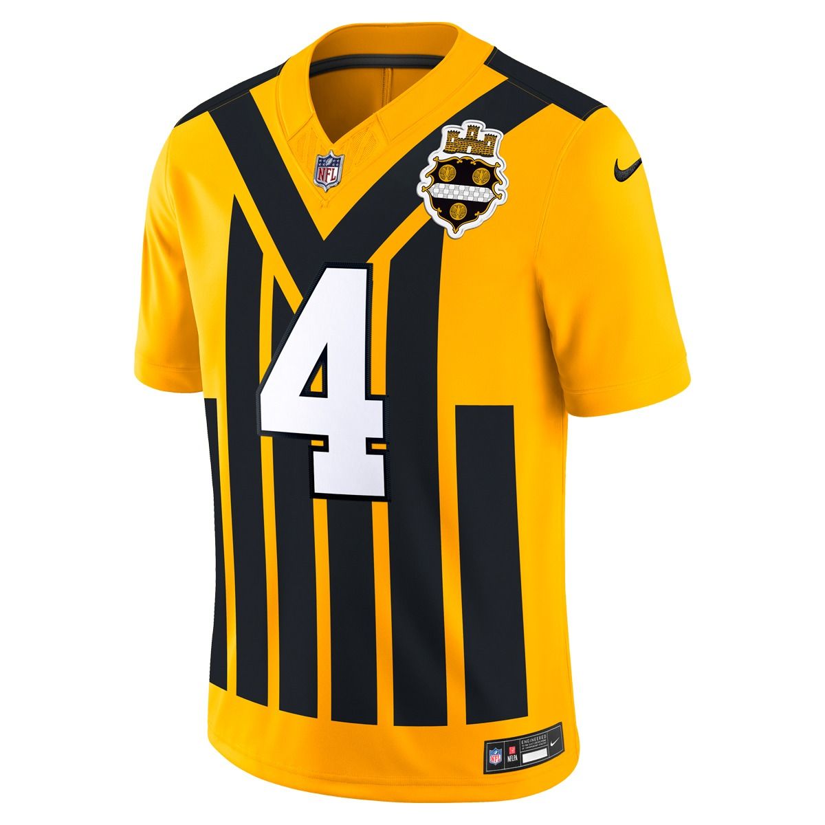 DK Metcalf #4 Men's Nike Vapor F.U.S.E. Stitched Limited '33 Throwback Jersey