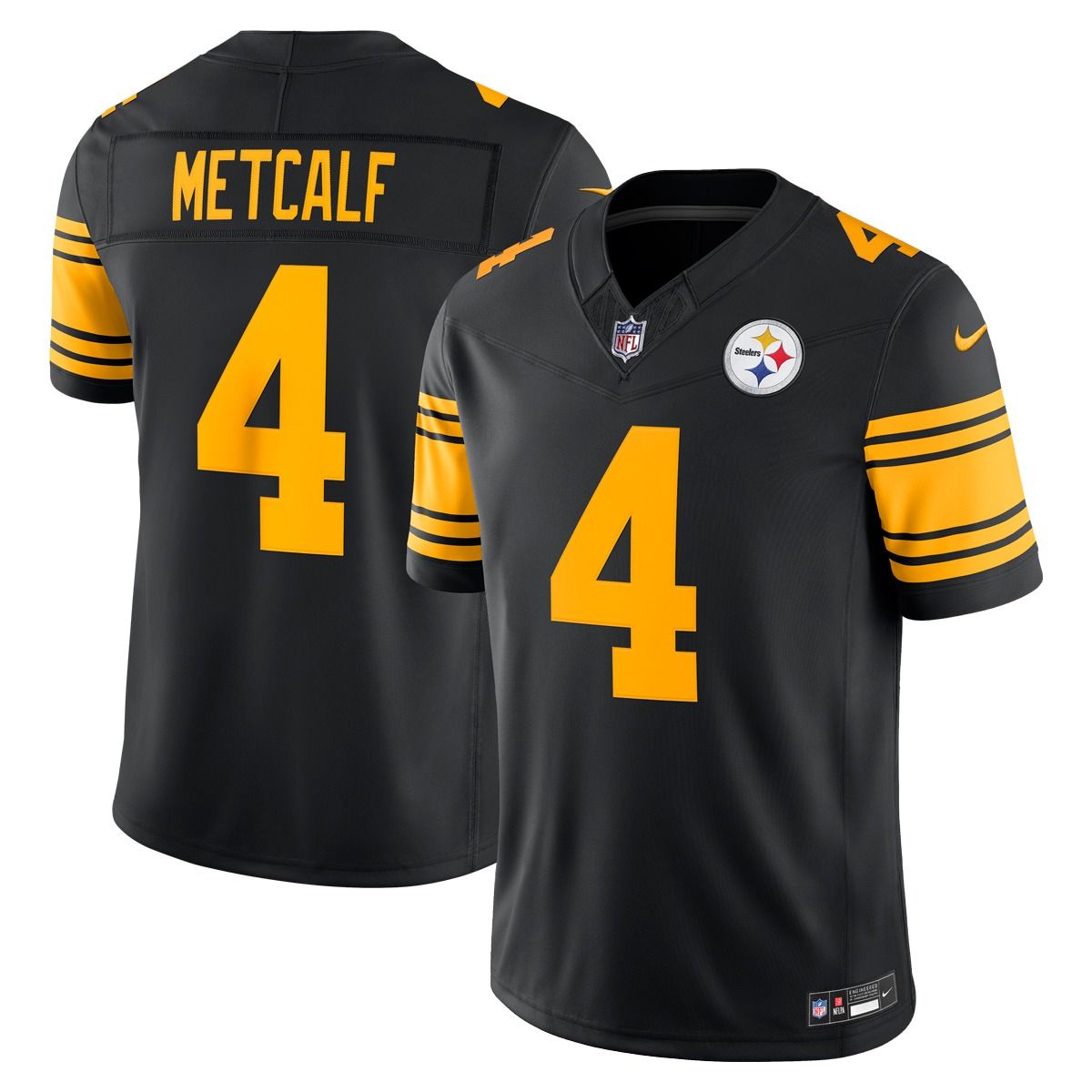DK Metcalf #4 Men's Nike Vapor F.U.S.E. Stitched Limited Color Rush Jersey 3 DK Metcalf #4 Men's Nike Vapor F.U.S.E. Stitched Limited Color Rush Jersey