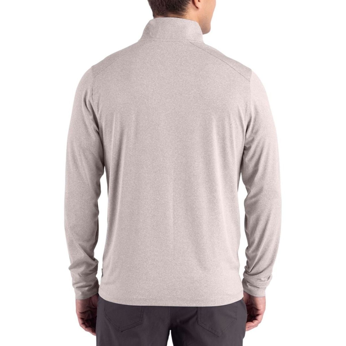 Pittsburgh Steelers Men's Big & Tall Cutter & Buck Forge Polished Heather 1/4 Zip