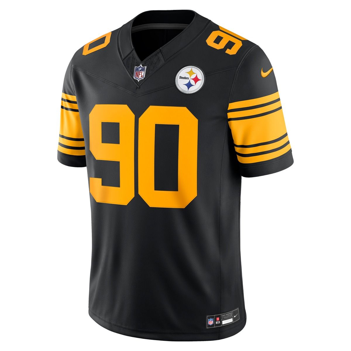 T.J. Watt #90 Men's Nike Vapor F.U.S.E. Stitched Limited Color Rush Jersey