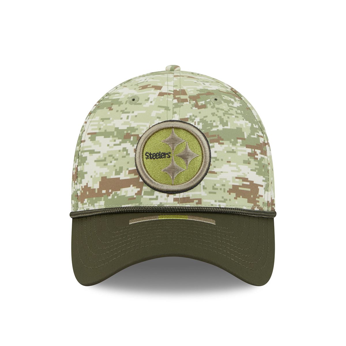 Pittsburgh Steelers New Era 39THIRTY Sideline Salute to Service Camo Hat