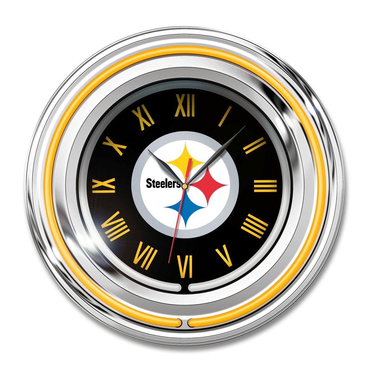 Pittsburgh Steelers 15" Wall Clock 2 Pittsburgh Steelers 15" Wall Clock