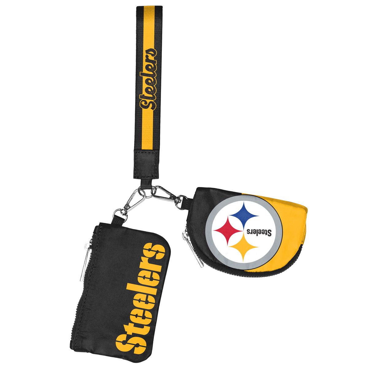 Pittsburgh Steelers Dual Pouch Wristlet