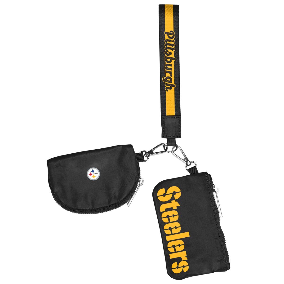Pittsburgh Steelers Dual Pouch Wristlet