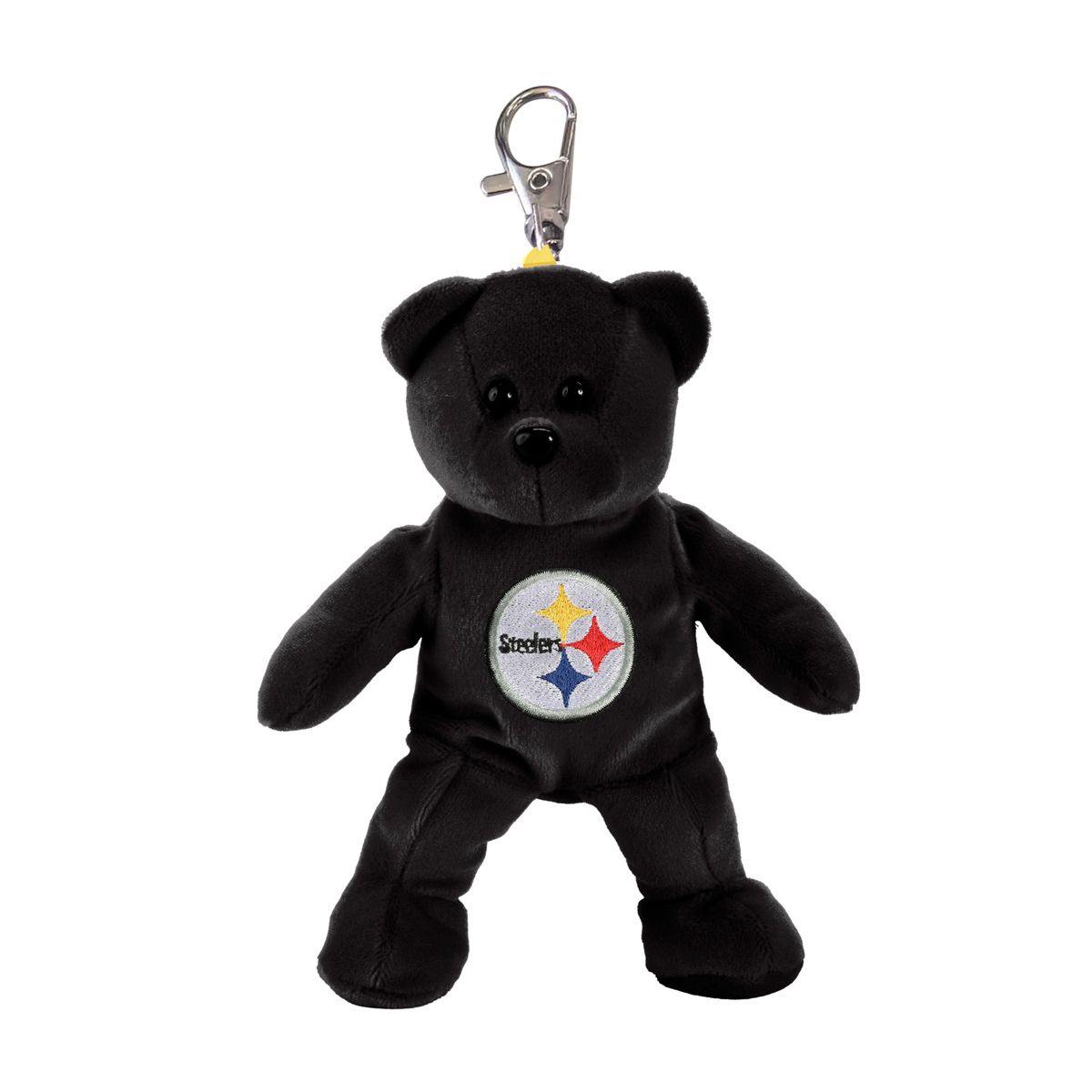 Pittsburgh Steelers Bear Plush Keyring