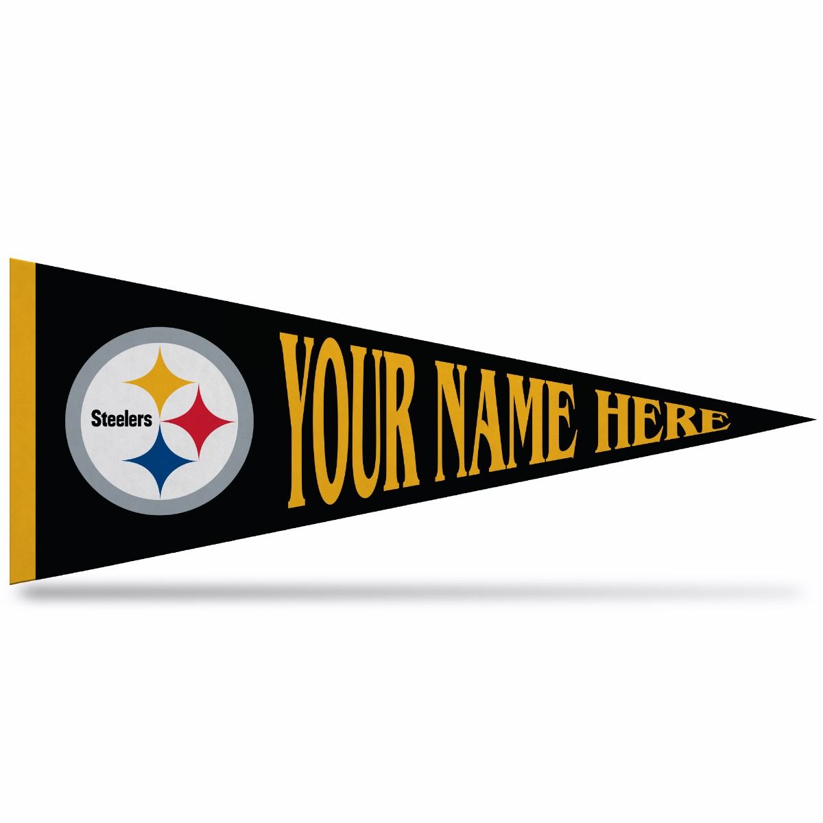 Pittsburgh Steelers Personalized Soft Felt Pennant 1 Pittsburgh Steelers Personalized Soft Felt Pennant