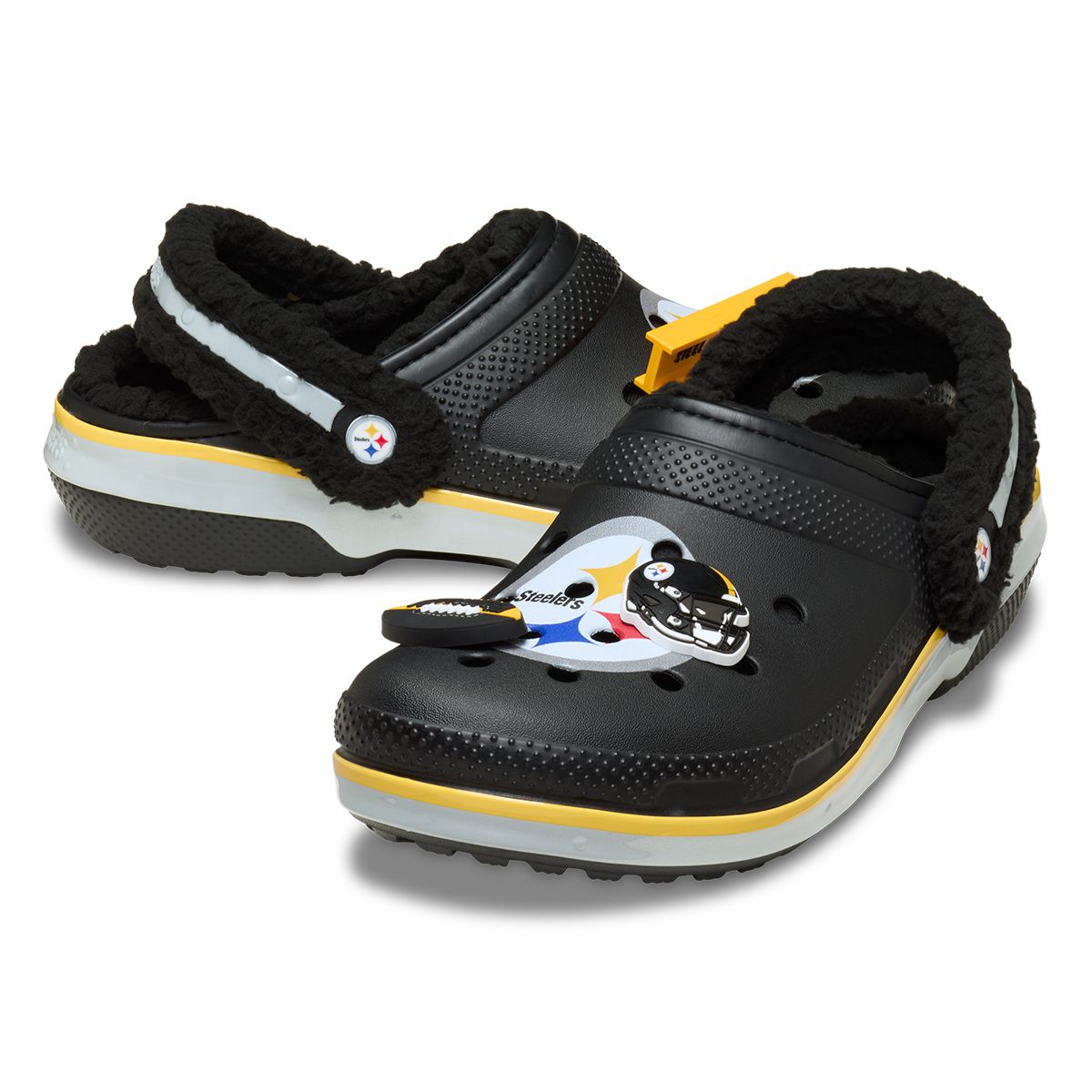Pittsburgh Steelers Crocs Classic Fur Lined Clog