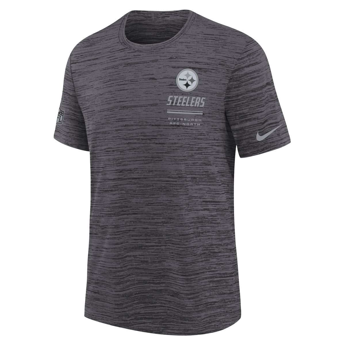Pittsburgh Steelers Youth Nike Sideline Velocity Short Sleeve T-Shirt