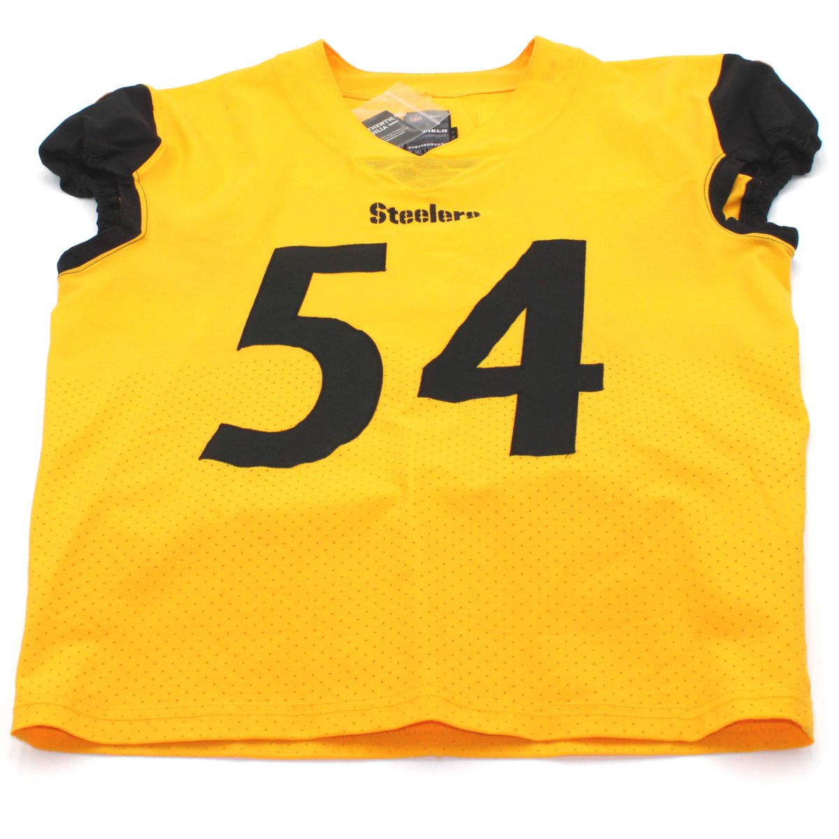 Pittsburgh Steelers #54 Kwon Alexander 2023 Practice Used Gold Defense Jersey