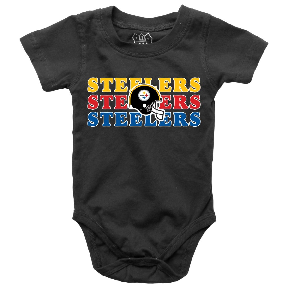 Pittsburgh Steelers Newborn Retro Helmet Creeper