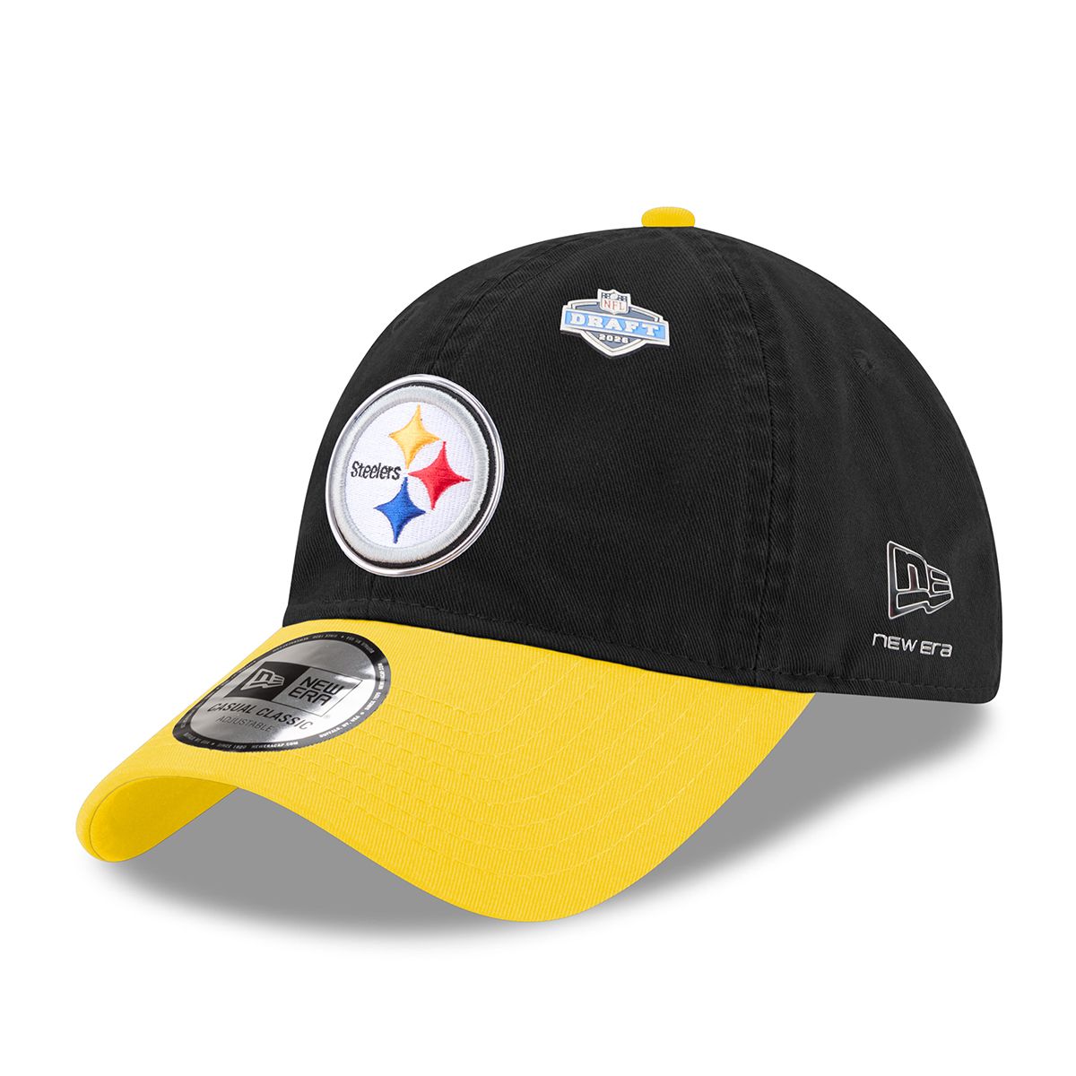 Pittsburgh Steelers New Era Casual Classic Draft Hat