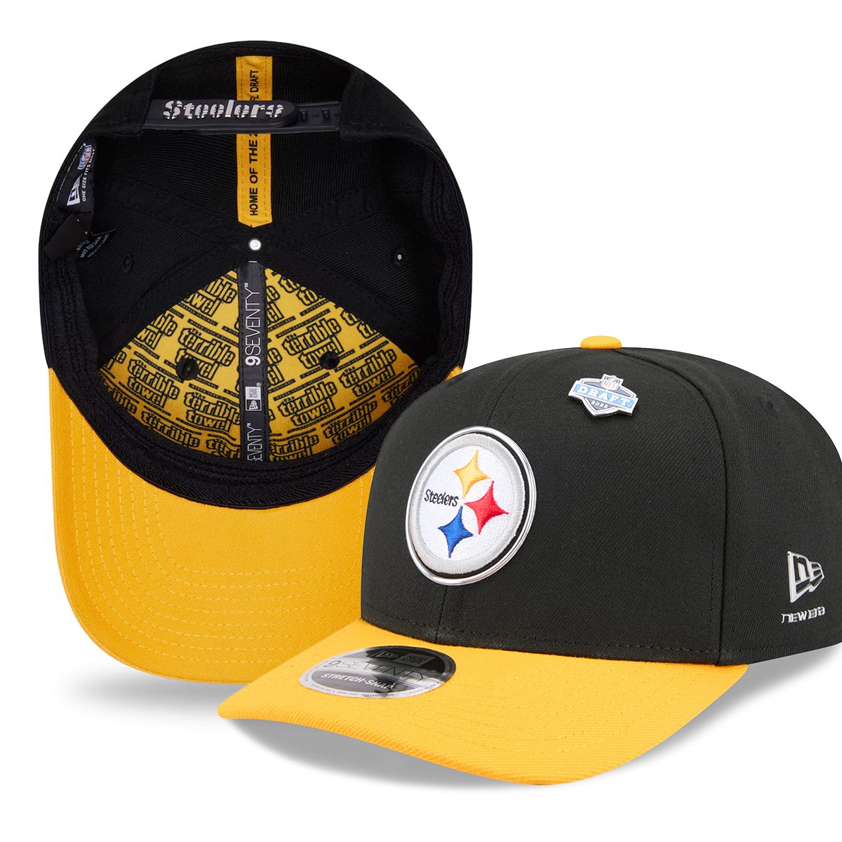 Pittsburgh Steelers New Era 9SEVENTY Draft Hat 2 Pittsburgh Steelers New Era 9SEVENTY Draft Hat