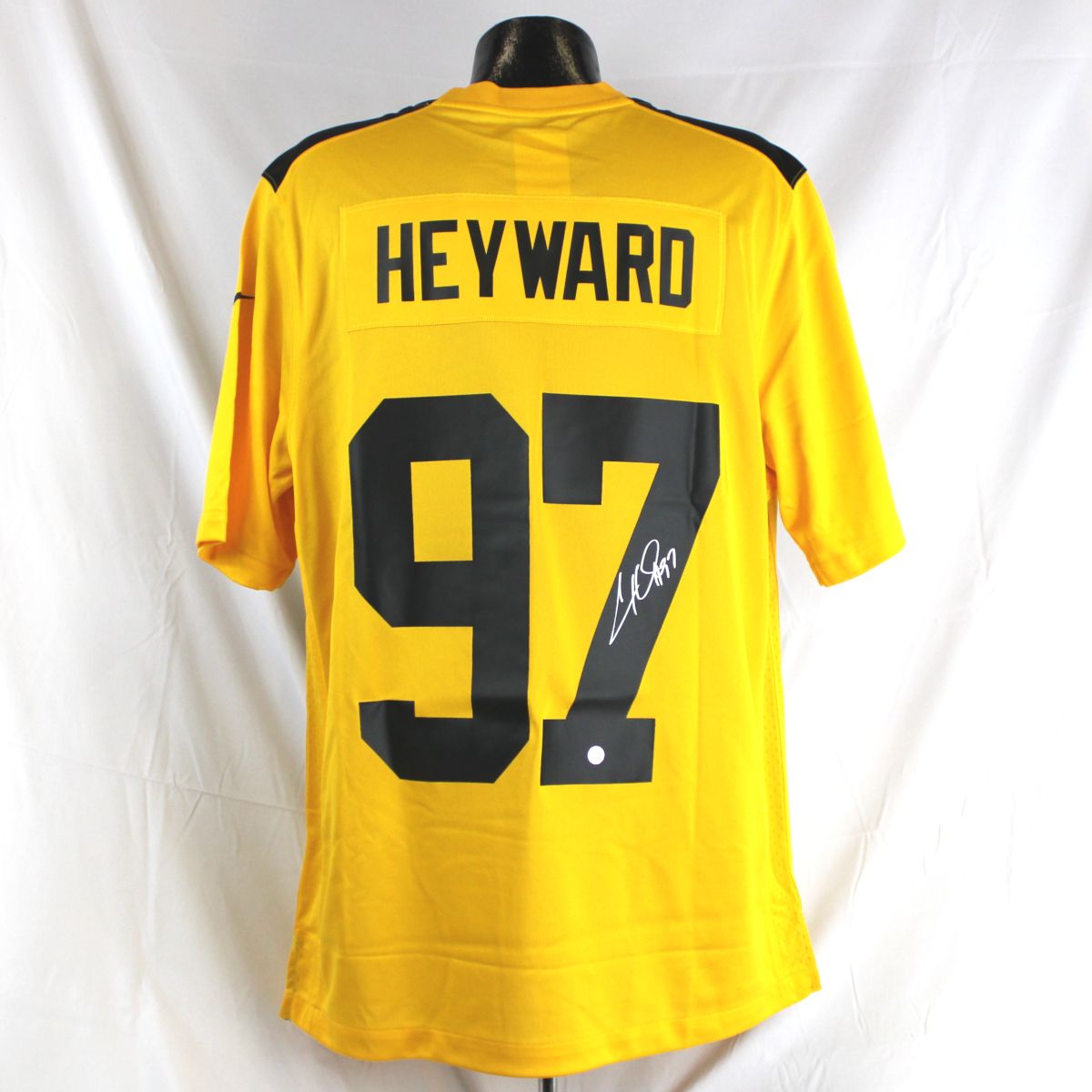 Pittsburgh Steelers #97 Cameron Heyward Autographed Nike Replica 1933 Legacy Jersey