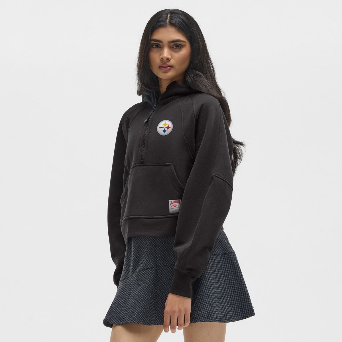 Pittsburgh Steelers Women's lululemon Scuba Oversized Half Zip Hoodie 9 Pittsburgh Steelers Women's lululemon Scuba Oversized Half Zip Hoodie