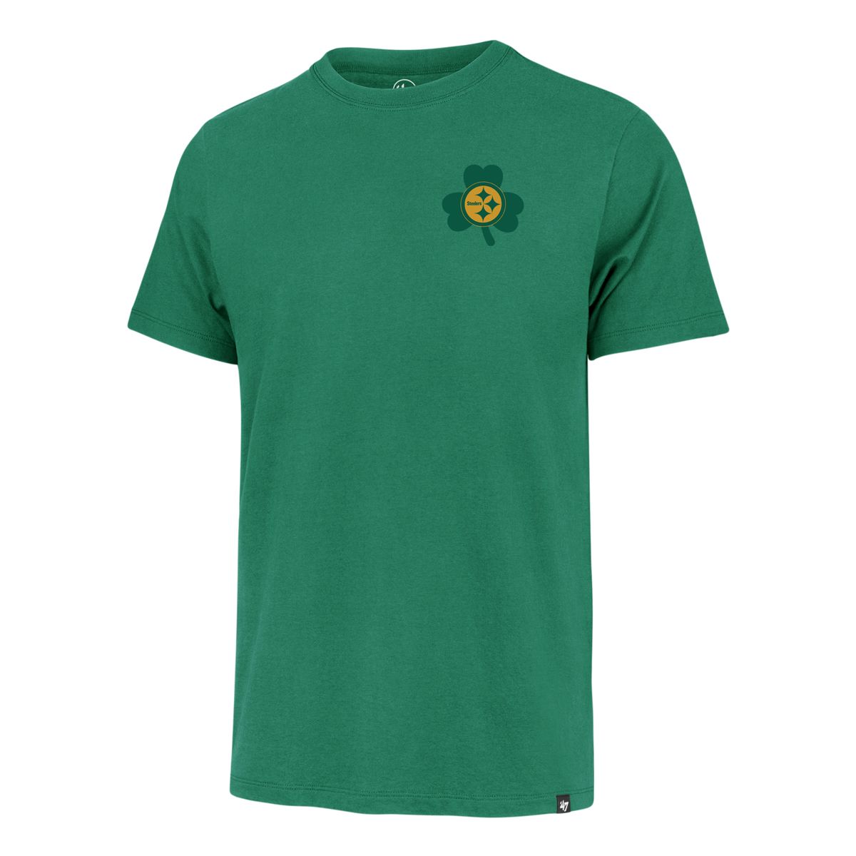 Pittsburgh Steelers Men's '47 Brand Lucky Clover Short Sleeve T-Shirt