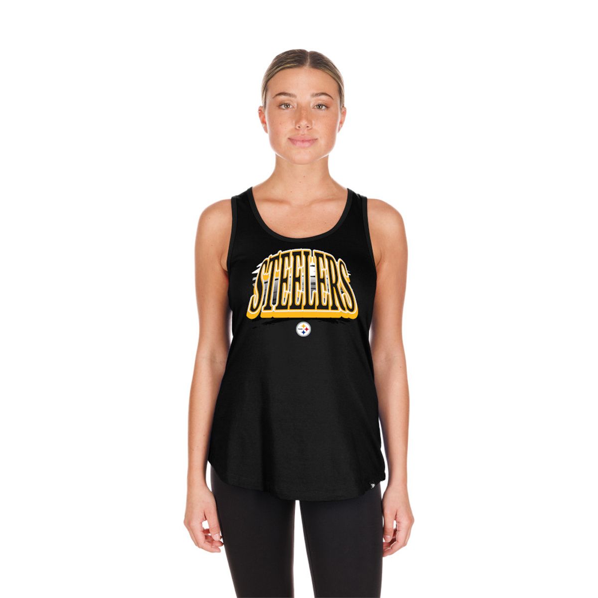 Pittsburgh Steelers Women's New Era Summer Swing Tank 7 Pittsburgh Steelers Women's New Era Summer Swing Tank