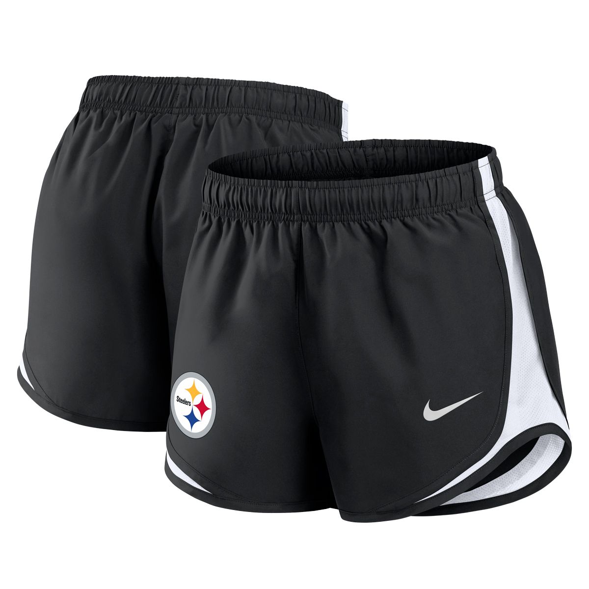 Pittsburgh Steelers Women's Nike Black Tempo Short 3 Pittsburgh Steelers Women's Nike Black Tempo Short