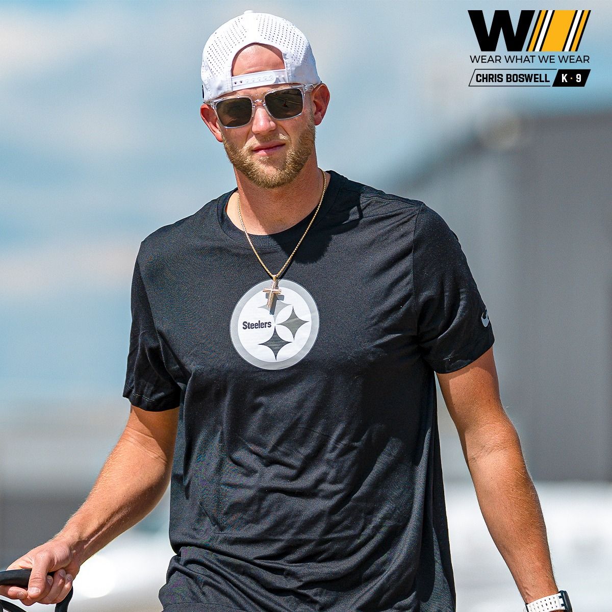 Pittsburgh Steelers Men's Nike Legend Greyscale Logo Short Sleeve T-Shirt
