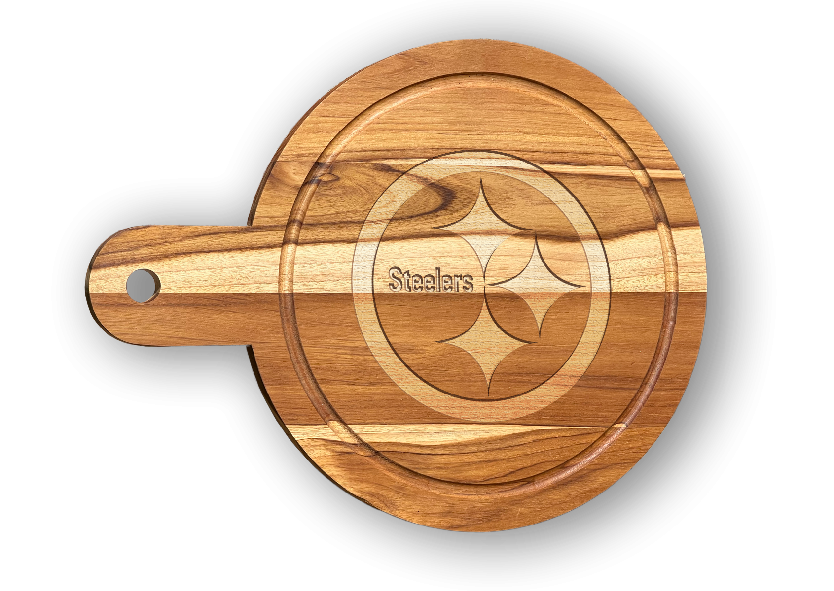 Pittsburgh Steelers 15in Circular Cheese Board