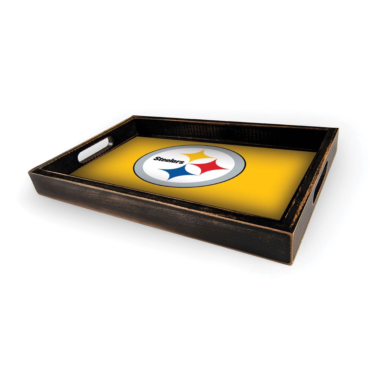Pittsburgh Steelers Primary Logo Wood Tray 7 Pittsburgh Steelers Primary Logo Wood Tray