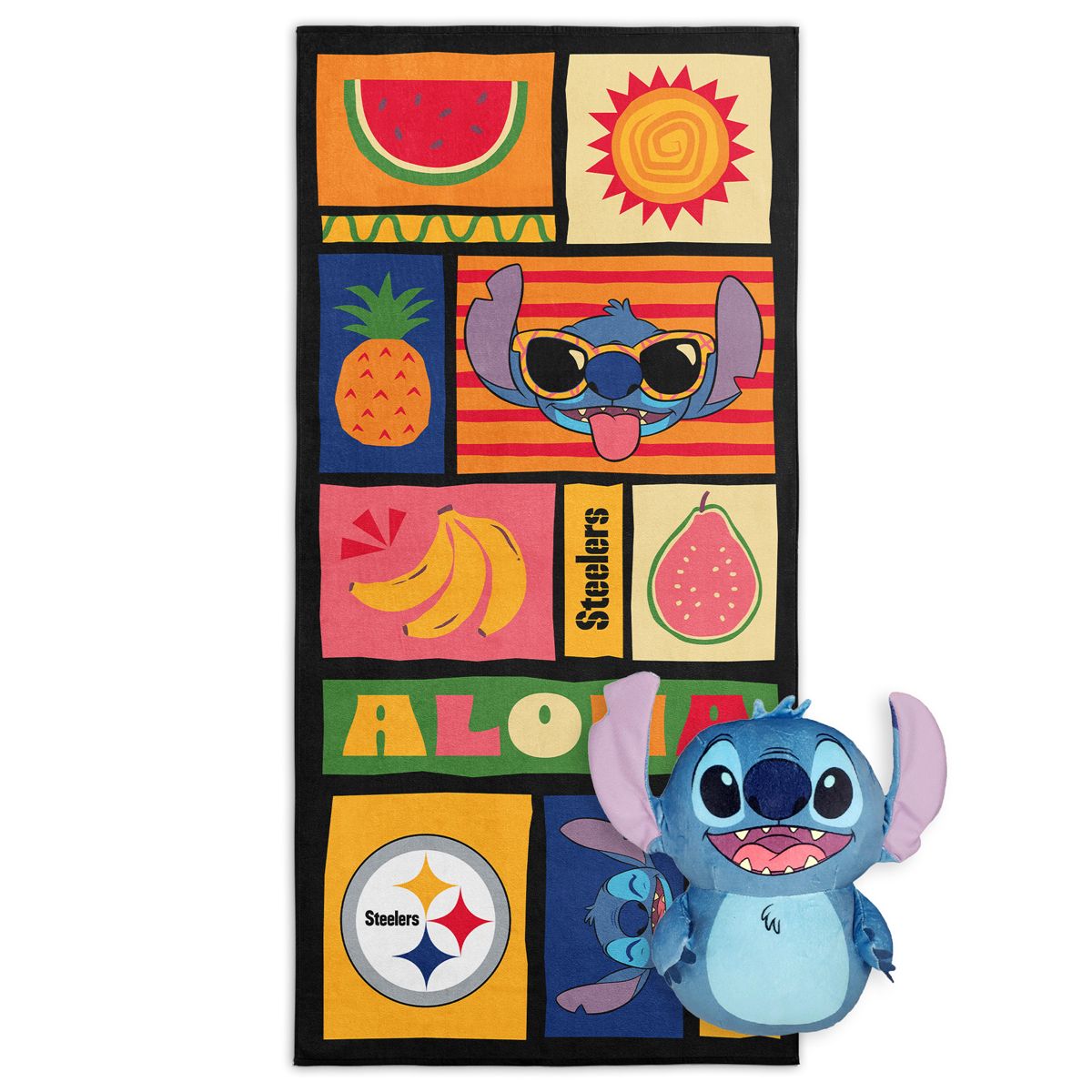 Pittsburgh Steelers Hugger Stitch Towel 7 Pittsburgh Steelers Hugger Stitch Towel