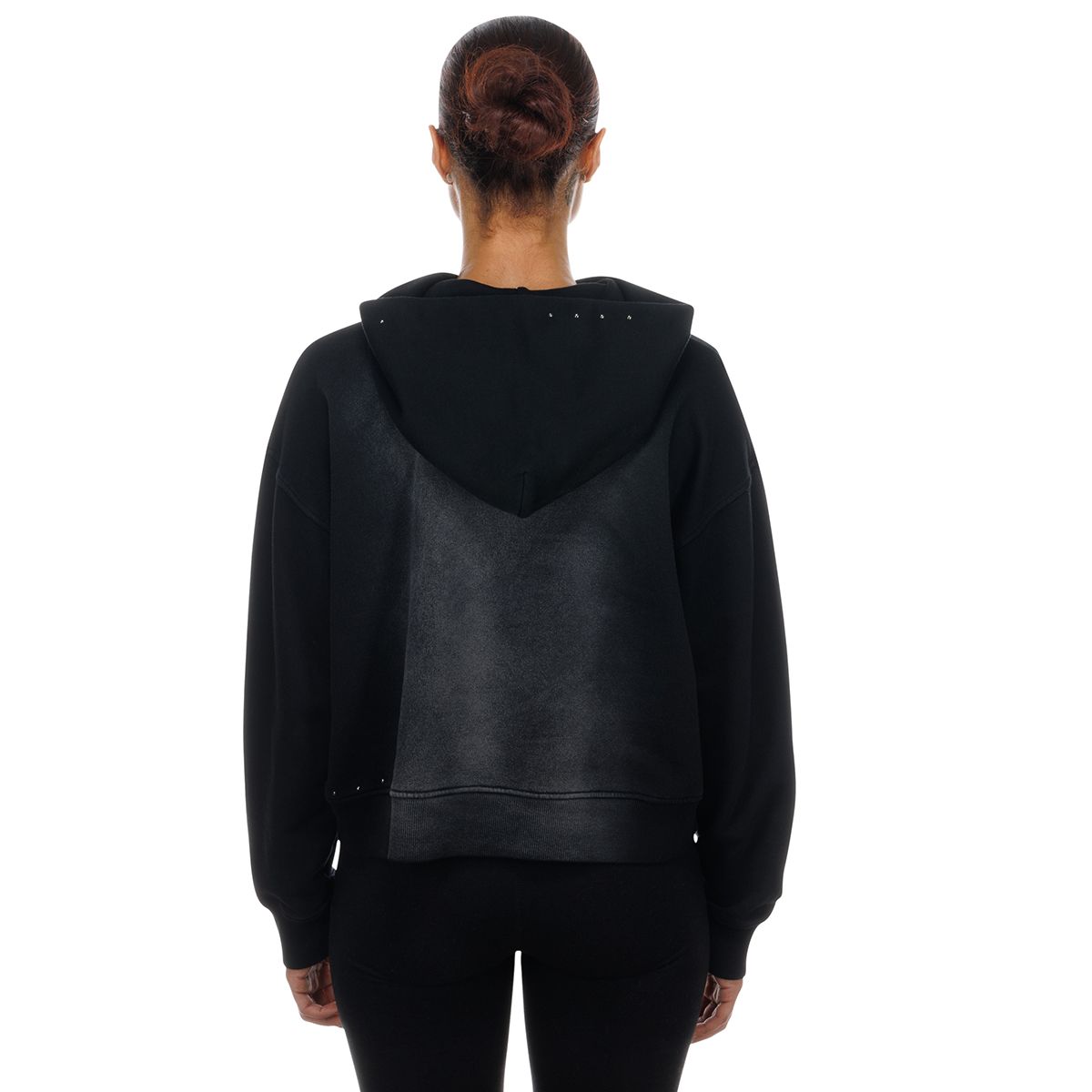 Pittsburgh Steelers Women's New Era Faded Stud Pullover Hoodie 2 Pittsburgh Steelers Women's New Era Faded Stud Pullover Hoodie
