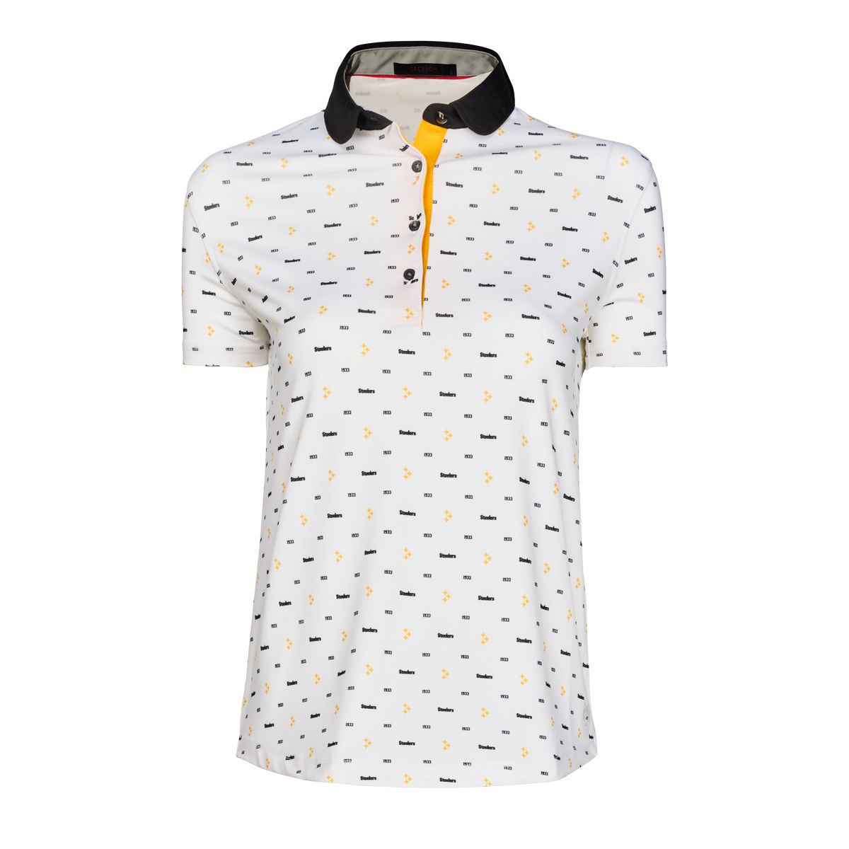 Pittsburgh Steelers Women's Greyson Spirit Of The Steelers Polo 8 Pittsburgh Steelers Women's Greyson Spirit Of The Steelers Polo