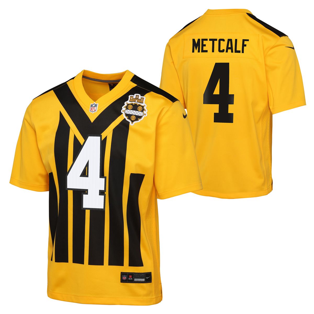 DK Metcalf #4 Youth Nike Replica '33 Throwback Jersey