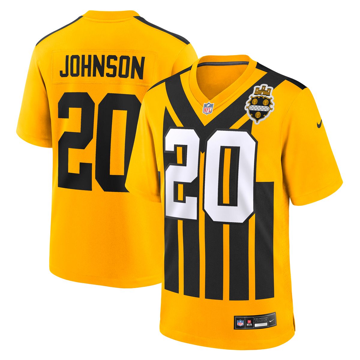 Kaleb Johnson #20 Men's Nike Replica '33 Throwback Jersey