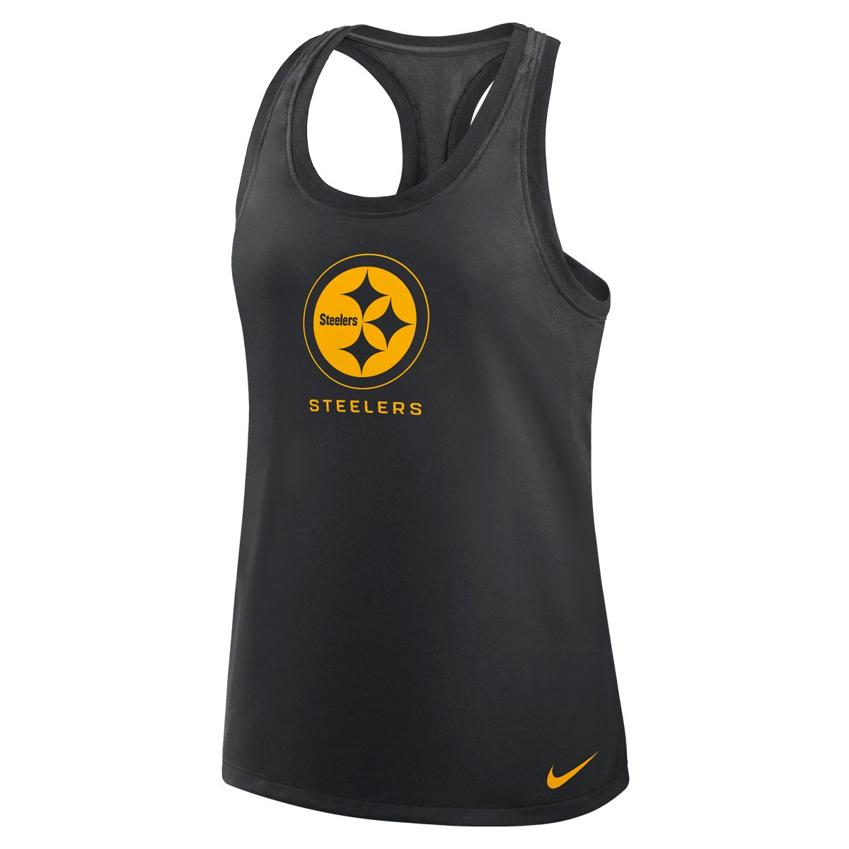 Pittsburgh Steelers Women's Nike Color Rush Racerback Tank 7 Pittsburgh Steelers Women's Nike Color Rush Racerback Tank